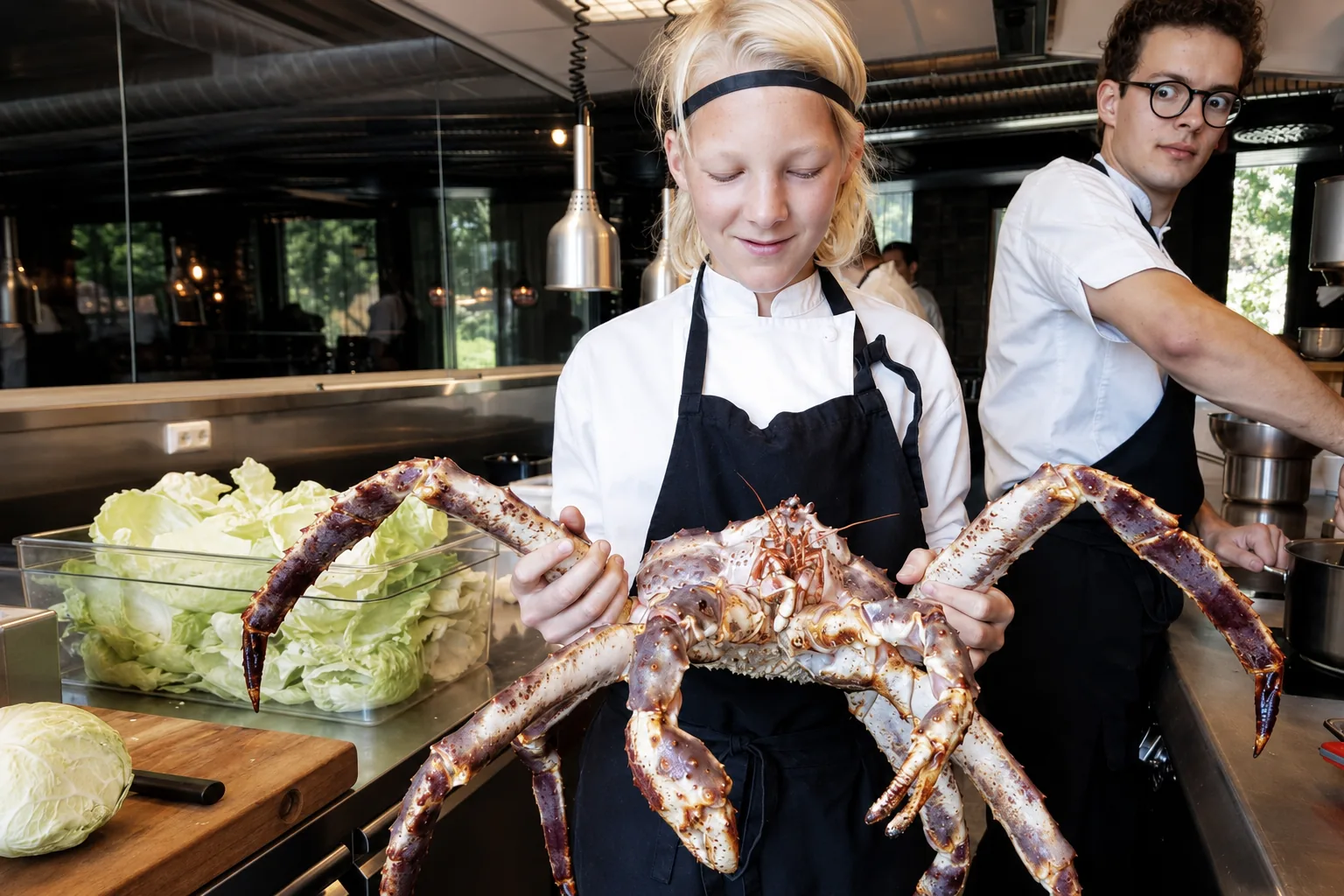 The dining room at Restaurant Kontrast in Oslo.